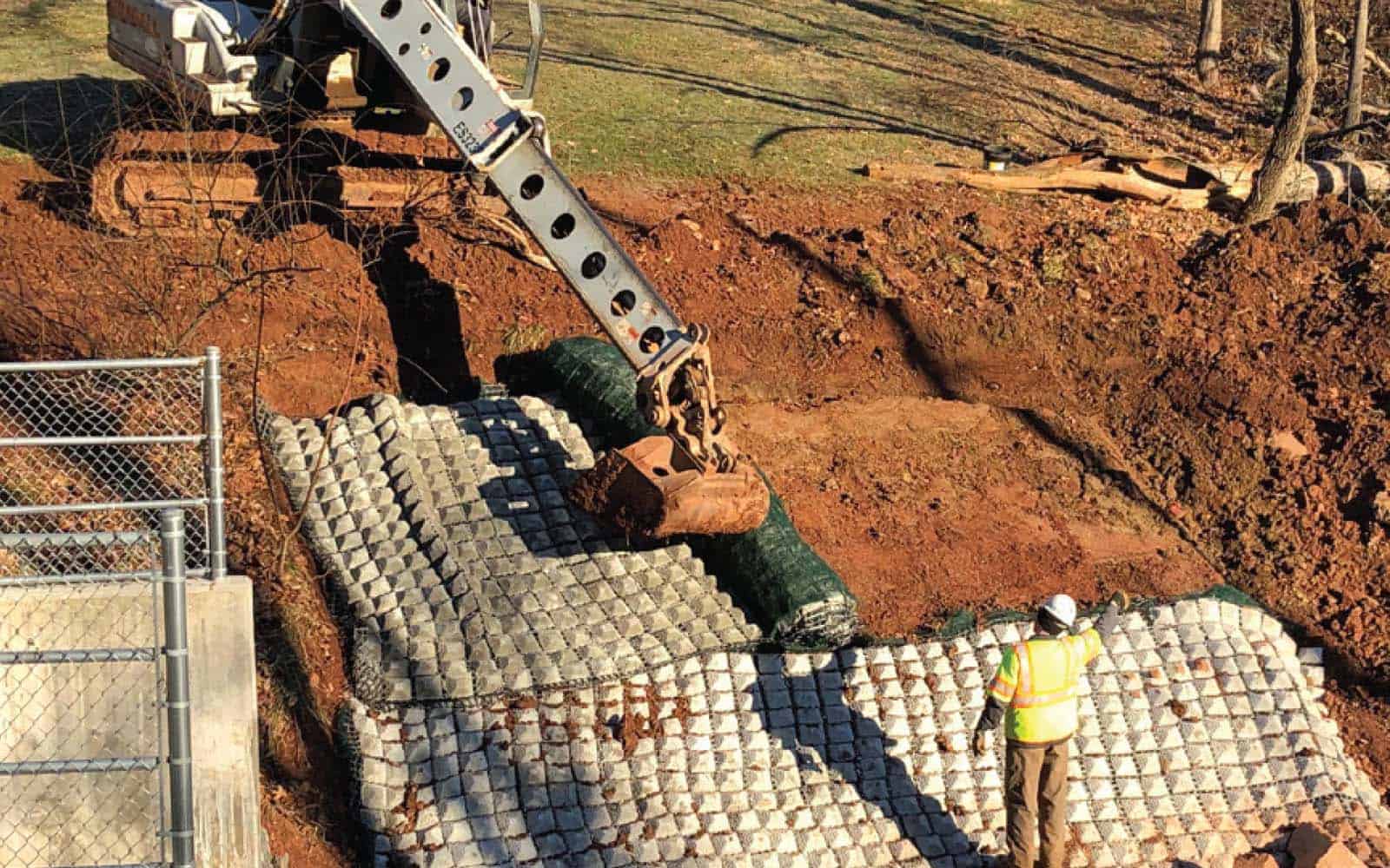 Restoration Case studies - Prince William County took on the challenge of permanently protecting a stream bank in Virginia