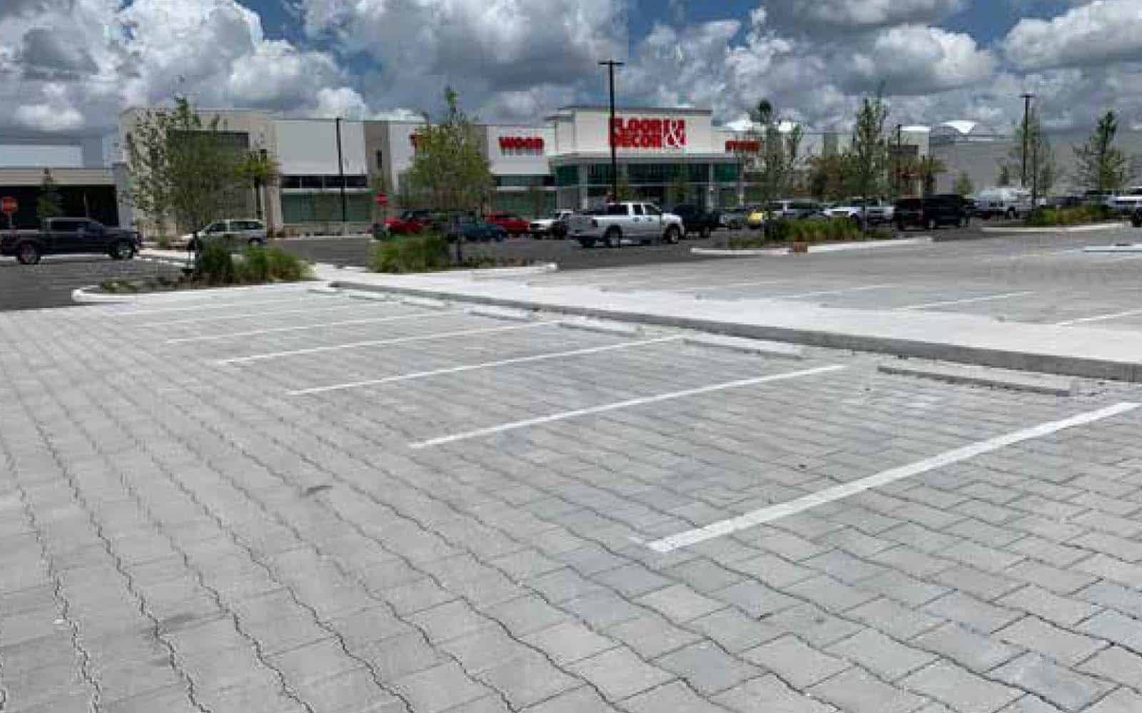 Case studies - results from installing permeable paving & machine technology to get an abandoned site and parking lot up to stormwater code