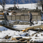 Marshall Colorado Wildfire aftermath with depleted soils and infrastructure destruction